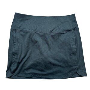 Athleta Evergreen Green Tennis Prep Flat Front Athletic Skirt Skort XX-Small